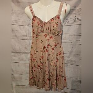 Kirious Floral Dress with Spaghetti Straps Size M